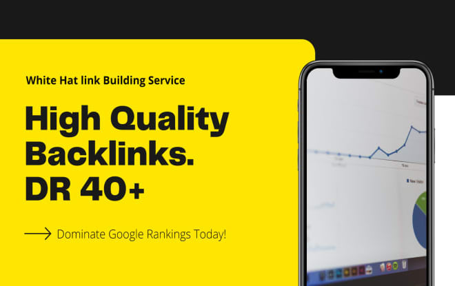 I will build SEO dofollow backlinks contextual links and provide link building service