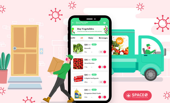 I will build you a food delivery or grocery app for your food vendor