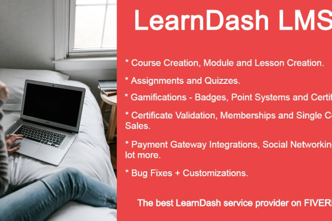 I will build you a wordpress lms with learndash