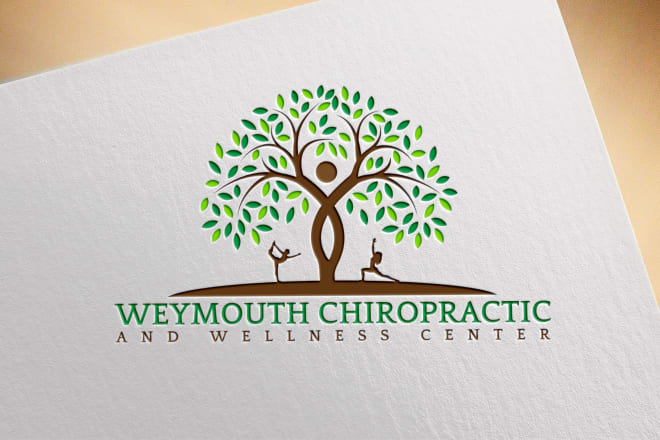I will clean great design, professional yoga logo with copyright