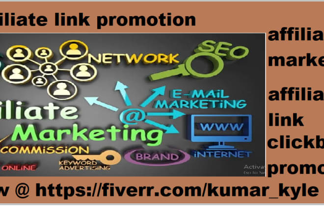 I will clickbank affiliate link promotion, affiliate marketing,affiliate link promotion
