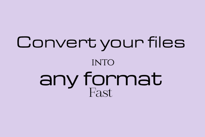 I will convert psd to ai or any other format