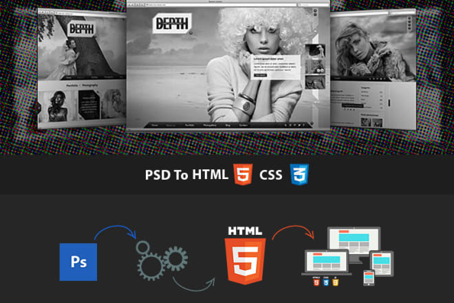 I will convert psd to html