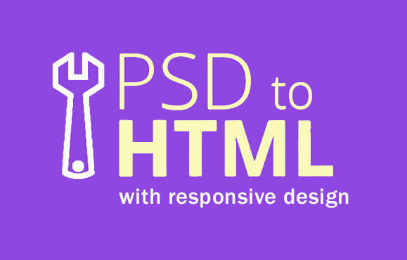 I will convert psd to html responsive