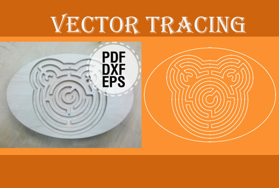 I will convert vector tracing of any image for cnc laser cutting