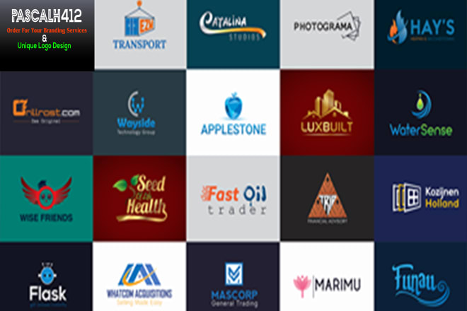 I will craft business name brand domain company name with logo design for your branding