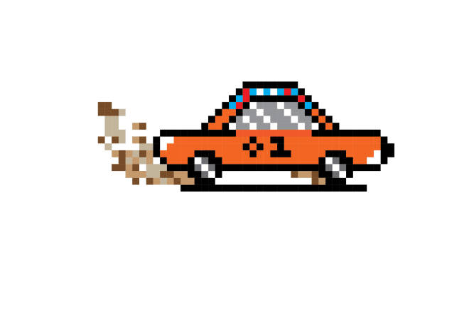 I will create 8 bit pixel art of your chosen car