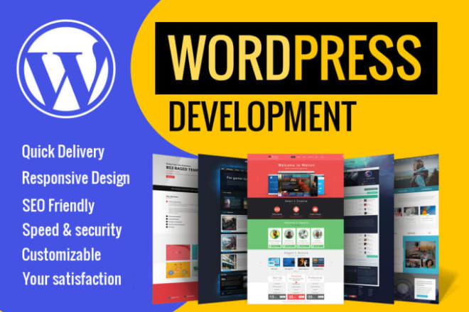 I will create a business wordpress website design