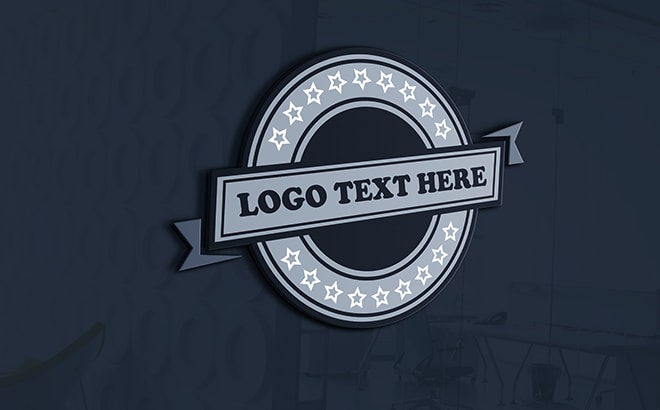 I will create a circle, stamp, badge, hipster, round logo
