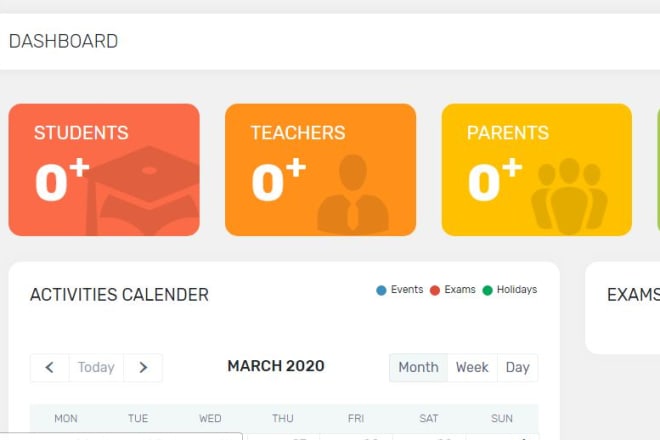 I will create a online best school management system