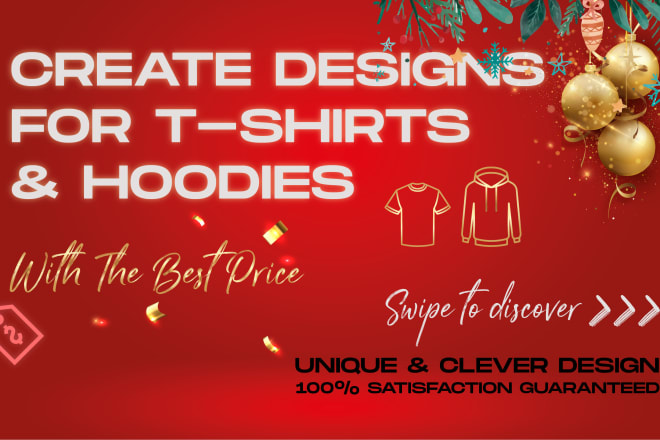 I will create a personalized t shirt design for christmas