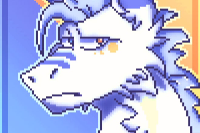 I will create a pixel icon of your furry character