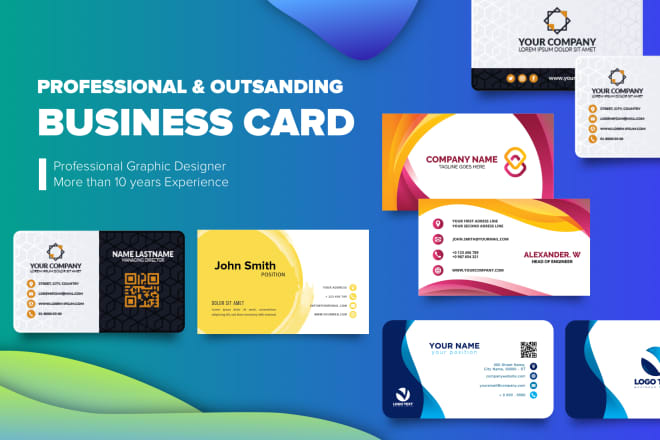 I will create a professional and amazing business card