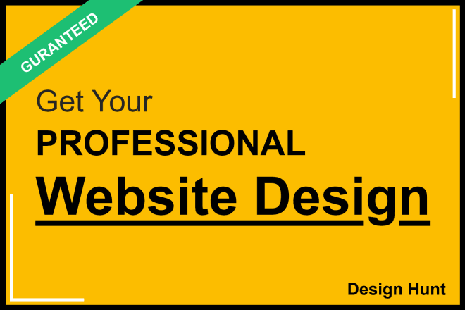I will create a professional wordpress website design