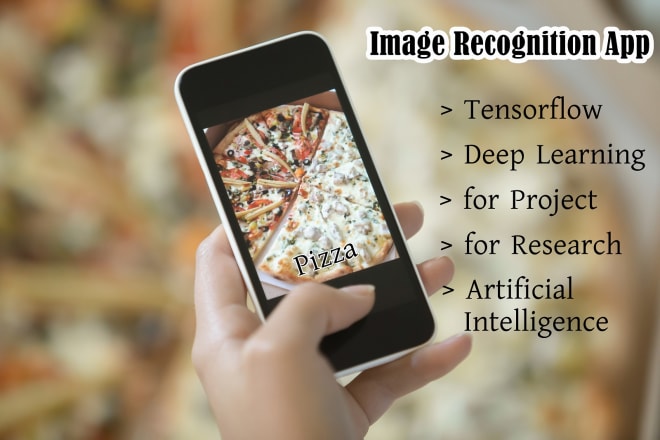 I will create an image recognition app using tensorflow