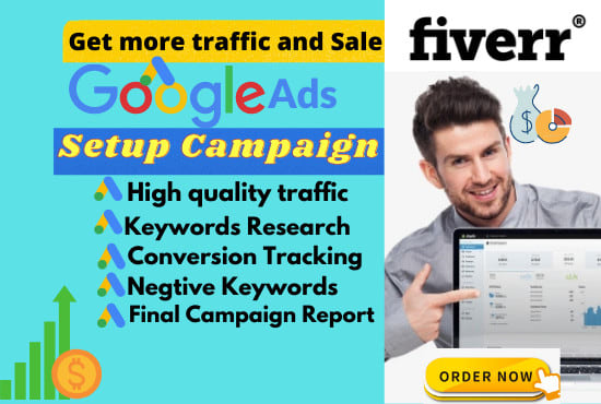 I will create and mange google ads adwords campaign