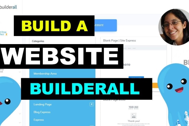 I will create builderall website landing page and sales funnel