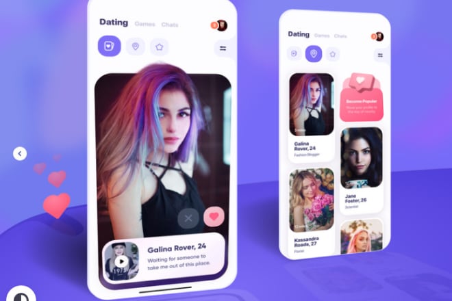 I will create dating app, dating website, smart contract, chat app