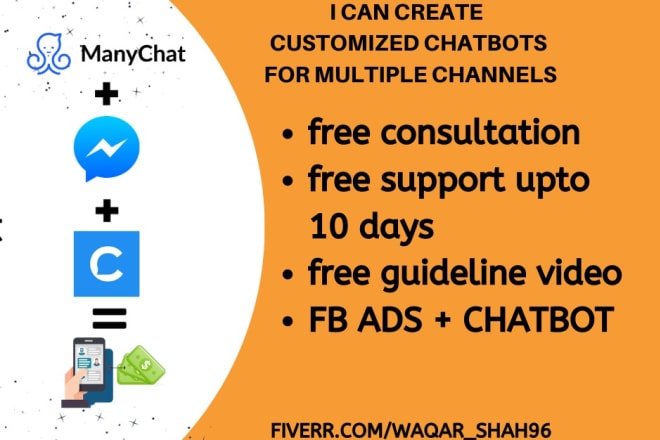 I will create fb messenger chatbot in manchat, chatfuel