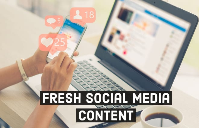 I will create fresh social media content