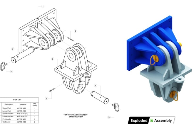 I will create mechanical drawings using autocad