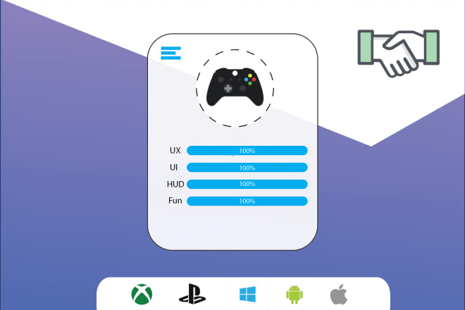 I will create modern UI pack for your games