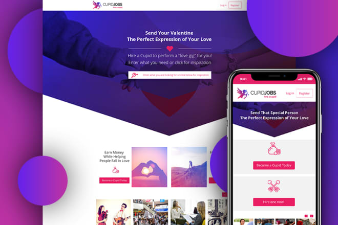 I will create nice design for landing pages