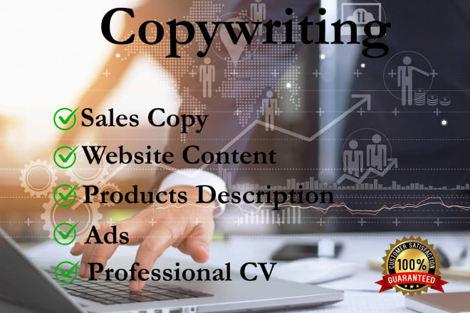 I will create professional copywriting for your website, sales, ads, and anything