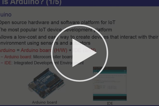 I will create professional embedded systems iot microcontroller and arduino projects