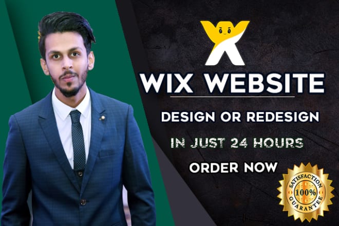 I will create wix website design,redesign wix website