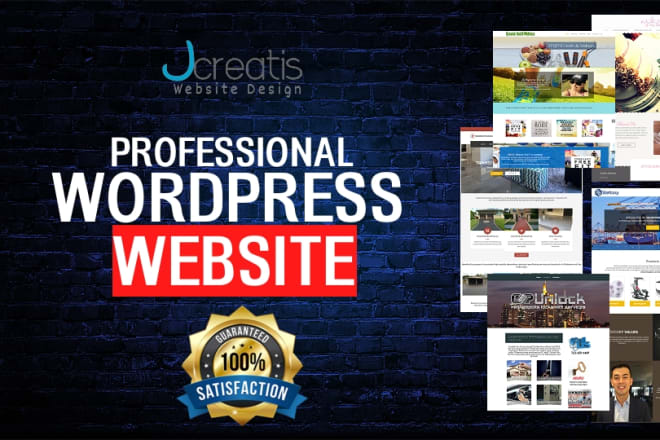 I will create wordpress website design professionally