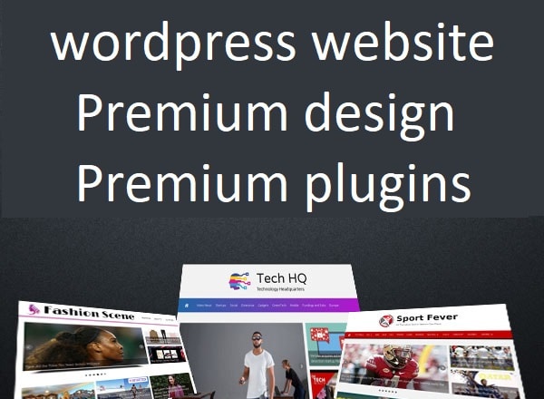 I will create your wordpress website with a premium theme