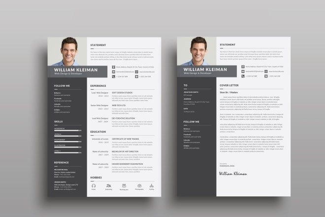 I will deliver 30 premium ms word resume template