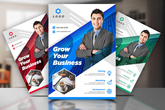 I will design a business flyer
