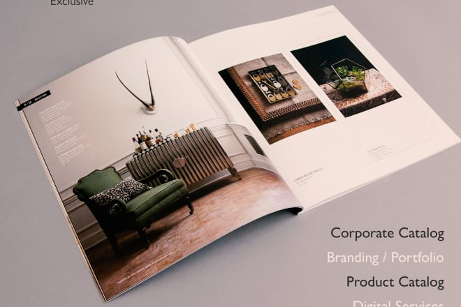 I will design a corporate catalogue