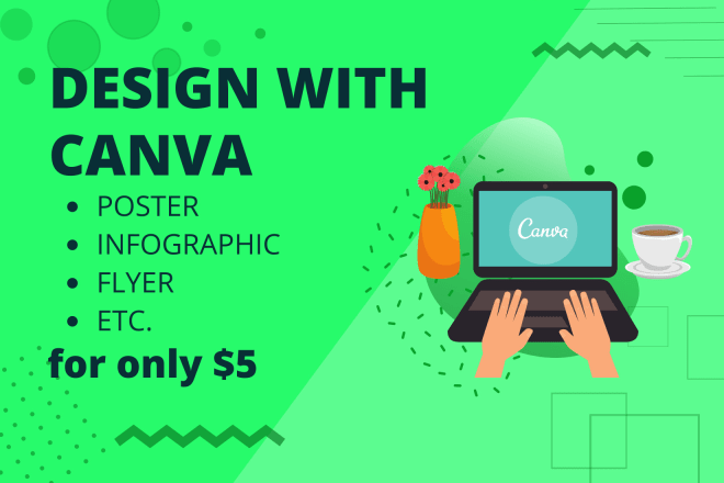 I will design a creative poster, infographic, etc using canva