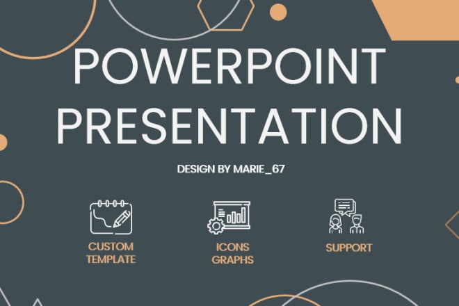 I will design a custom professional powerpoint presentation and pitch deck