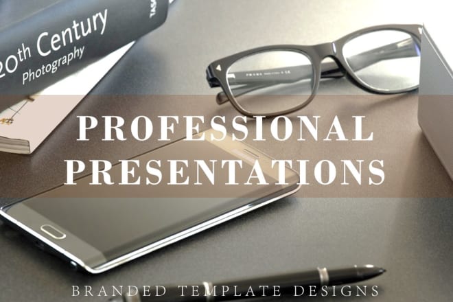 I will design a modern and clean powerpoint presentation