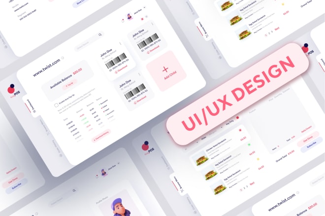 I will design a modern UI UX for your website or landing page