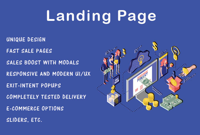 I will design a prefect landing page wordpress elementor