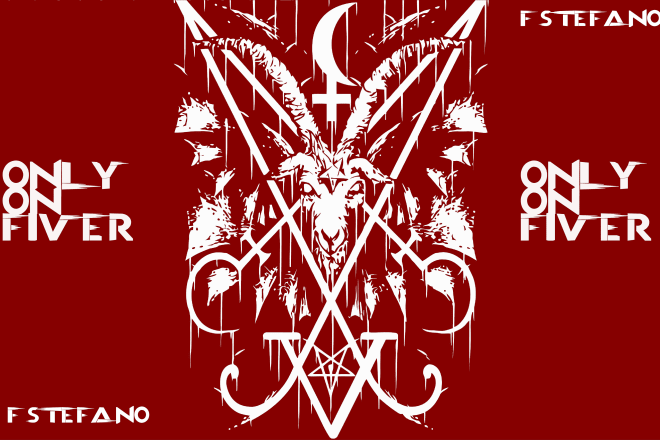 I will design a slick occult satanic logo quality first in mind