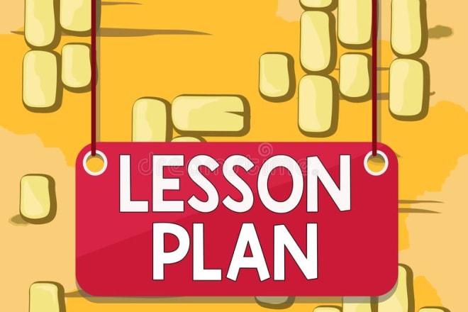 I will design amazing lesson plans