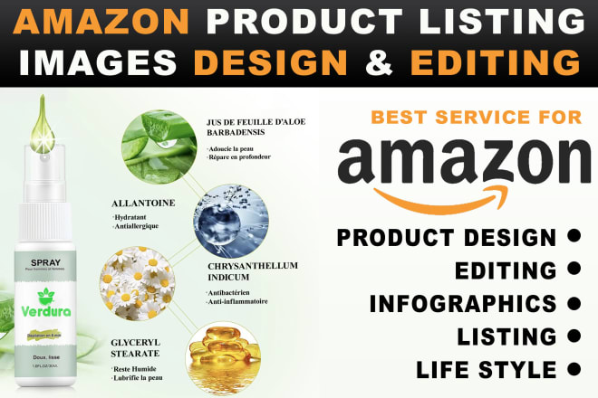 I will design amazon product listing images and photoshop editing