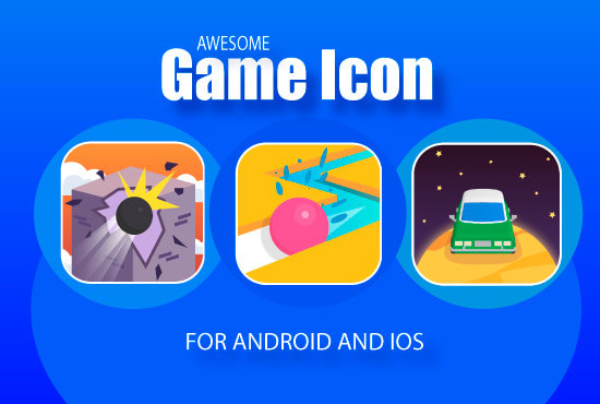 I will design an awesome game icon for you