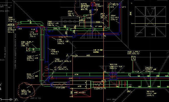 I will design and drawing for hvac systems with cooling and heating load calculation