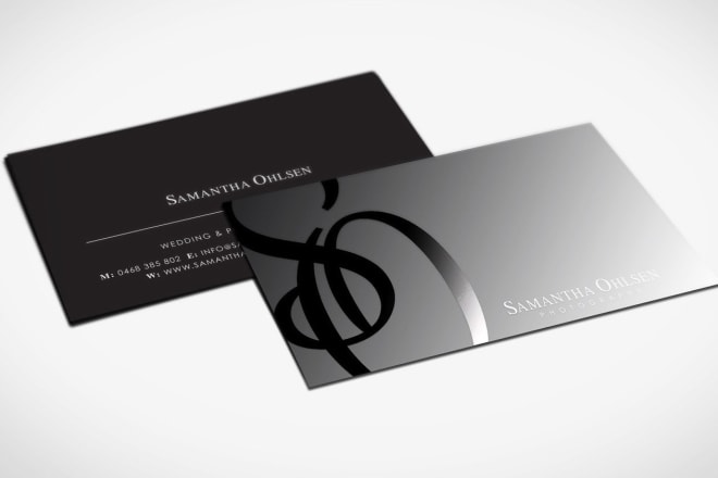 I will design and print spot uv varnish embossed business card