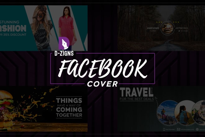 I will design attractive and elegant facebook cover