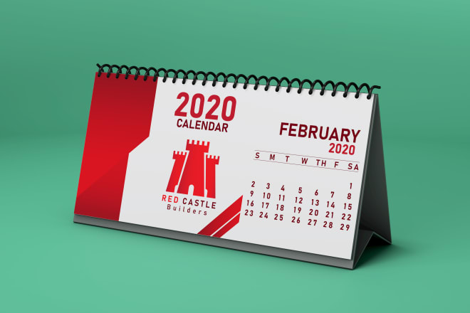 I will design attractive table and wall calendar for you