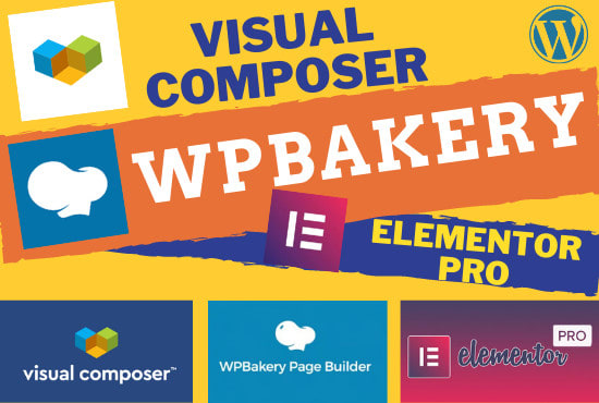 I will design by visual composer, wpbakery, elementor pro on wordpress website