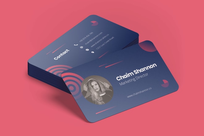 I will design custom business card for you